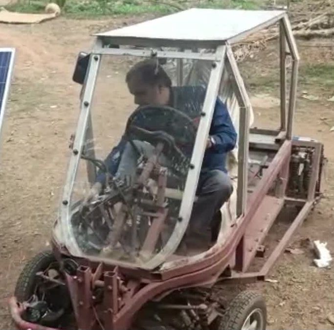 किसान ने बनाई इलेक्ट्रिक कार, सिंगल चार्ज में चलेगी 300 किलोमीटर