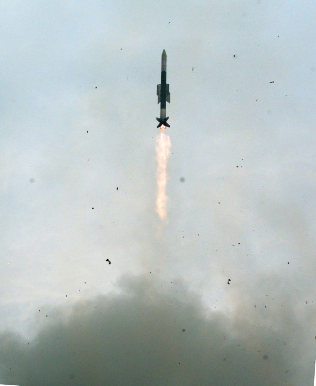वर्टिकल मिसाइल का सफल परीक्षण